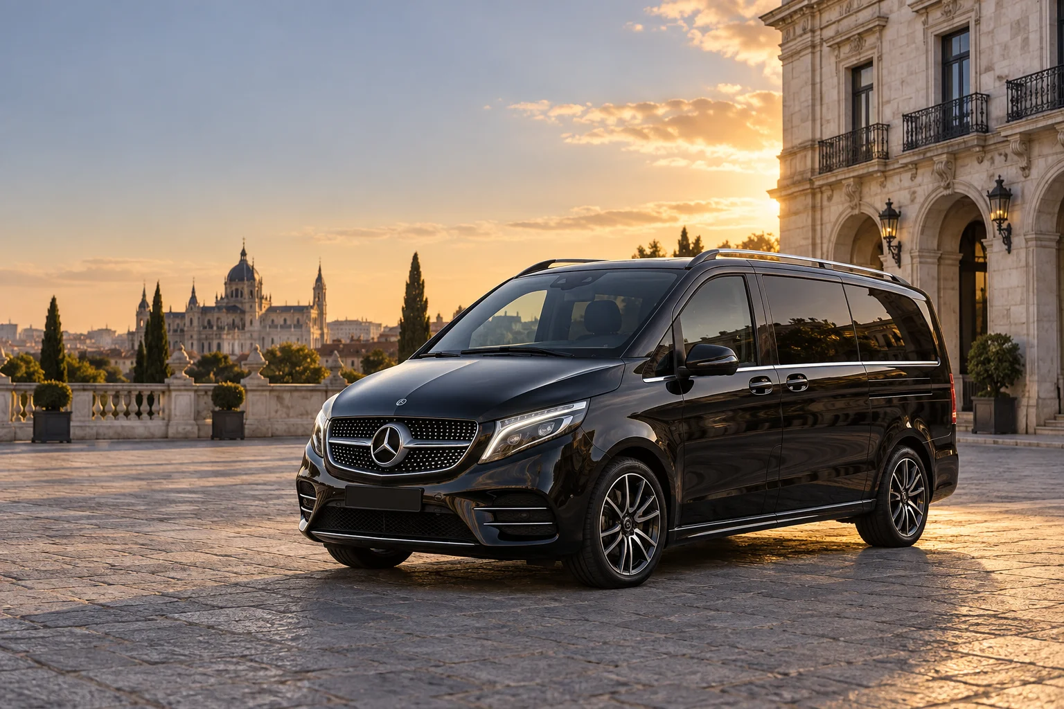 Mercedes Clase V · negro, imagen ilustrativa