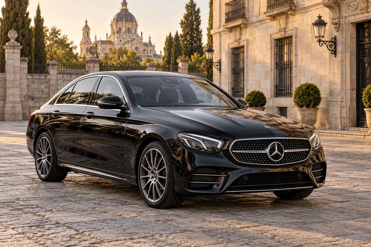 Mercedes Clase E · negro, imagen ilustrativa